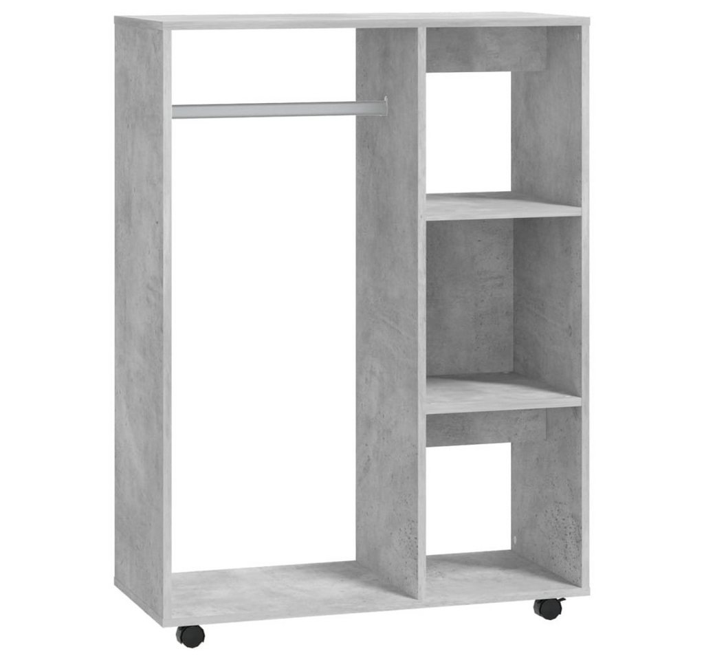furnicato Kleiderschrank Betongrau 80x40x110 cm Holzwerkstoff (1-St) von furnicato