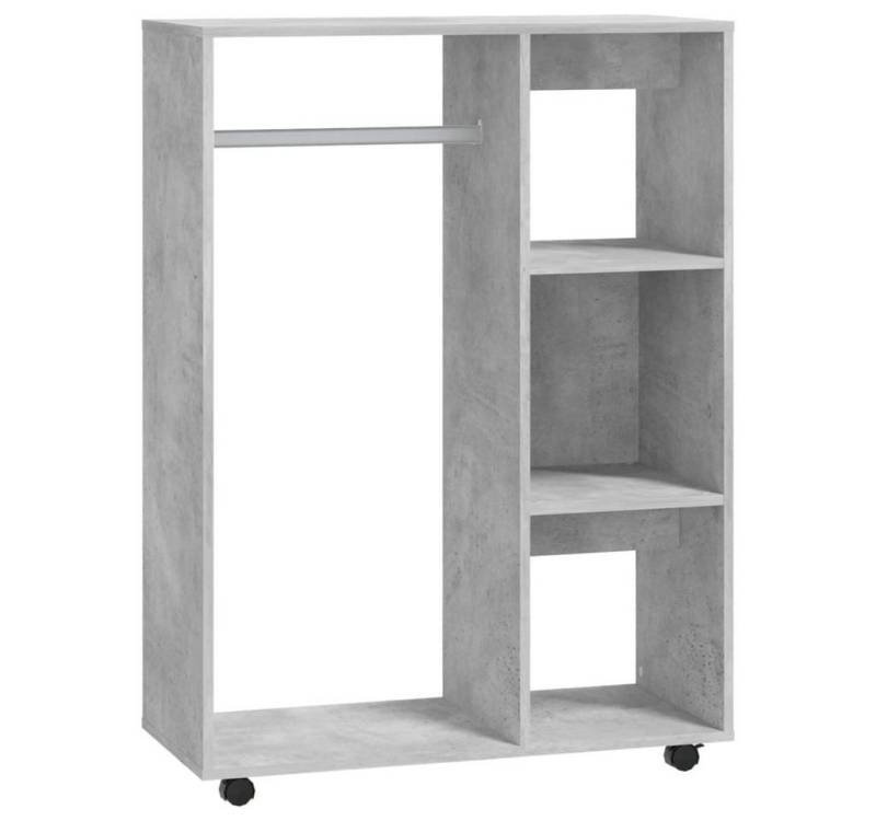 furnicato Kleiderschrank Betongrau 80x40x110 cm Holzwerkstoff (1-St) von furnicato
