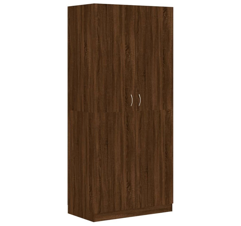 furnicato Kleiderschrank Braun Eichen-Optik 90x52x200 cm Holzwerkstoff (1-St) von furnicato