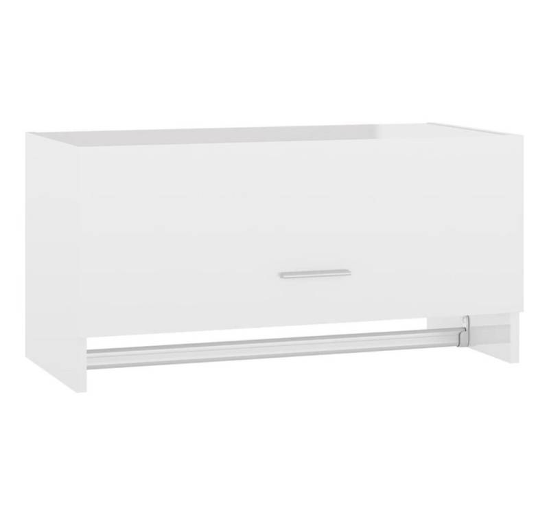 furnicato Kleiderschrank Hochglanz-Weiß 70x32,5x35 cm Holzwerkstoff (1-St) von furnicato