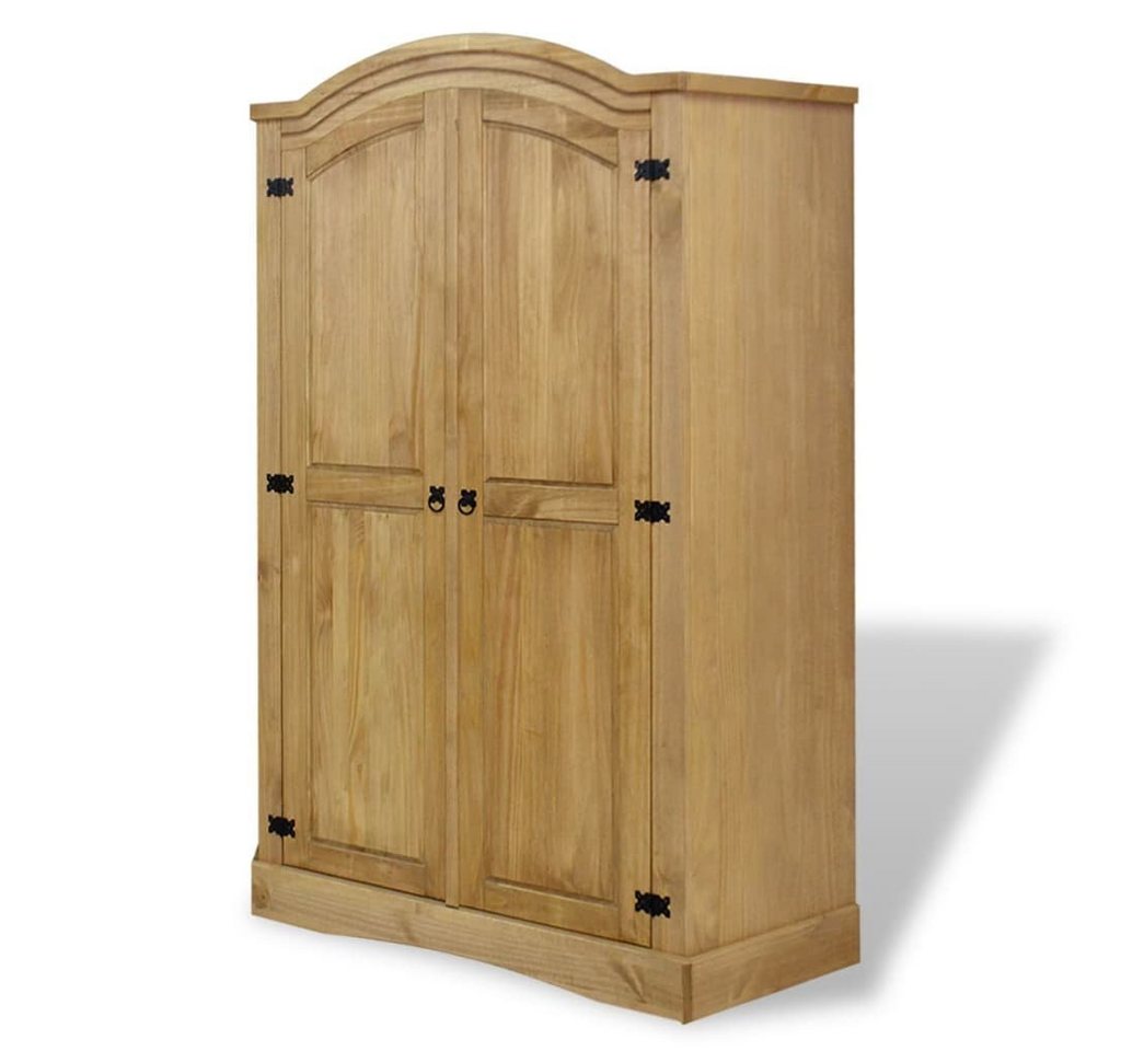 furnicato Kleiderschrank Mexiko-Stil Kiefernholz 2 Türen von furnicato