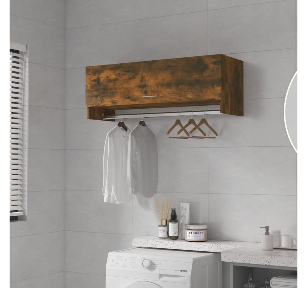 furnicato Kleiderschrank Räuchereiche 100x32,5x35 cm Holzwerkstoff (1-St) von furnicato