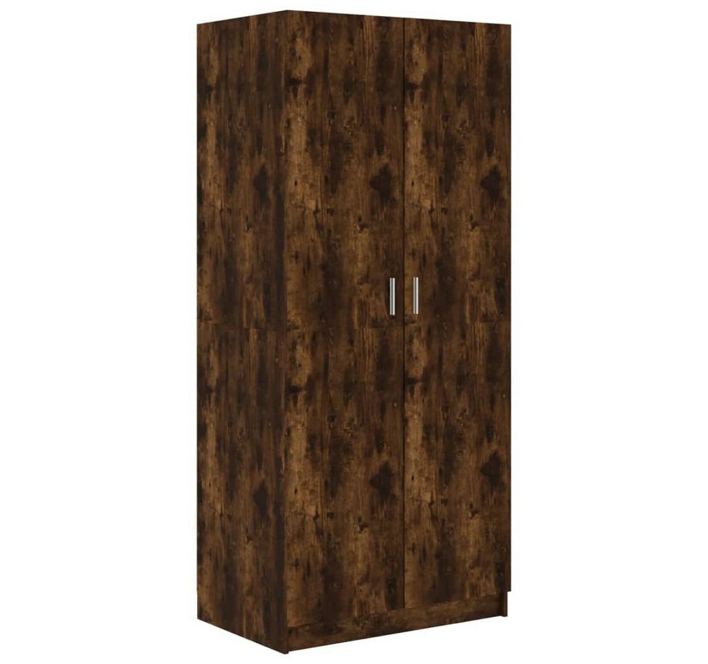 furnicato Kleiderschrank Räuchereiche 80x52x180 cm Holzwerkstoff (1-St) von furnicato