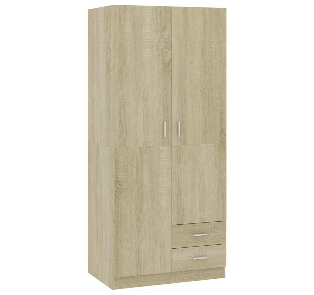 furnicato Kleiderschrank Sonoma-Eiche 80x52x180 cm Holzwerkstoff (1-St) von furnicato