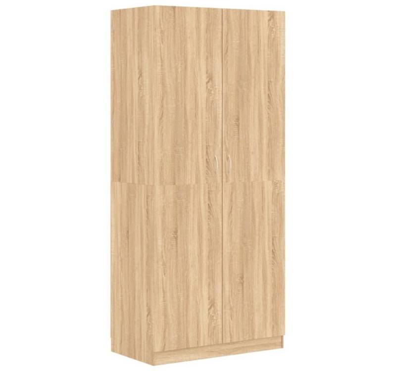 furnicato Kleiderschrank Sonoma-Eiche 90x52x200 cm Holzwerkstoff (1-St) von furnicato