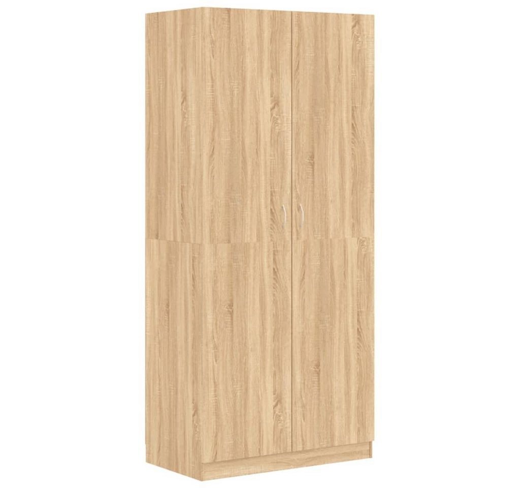 furnicato Kleiderschrank Sonoma-Eiche 90x52x200 cm Holzwerkstoff (1-St) von furnicato