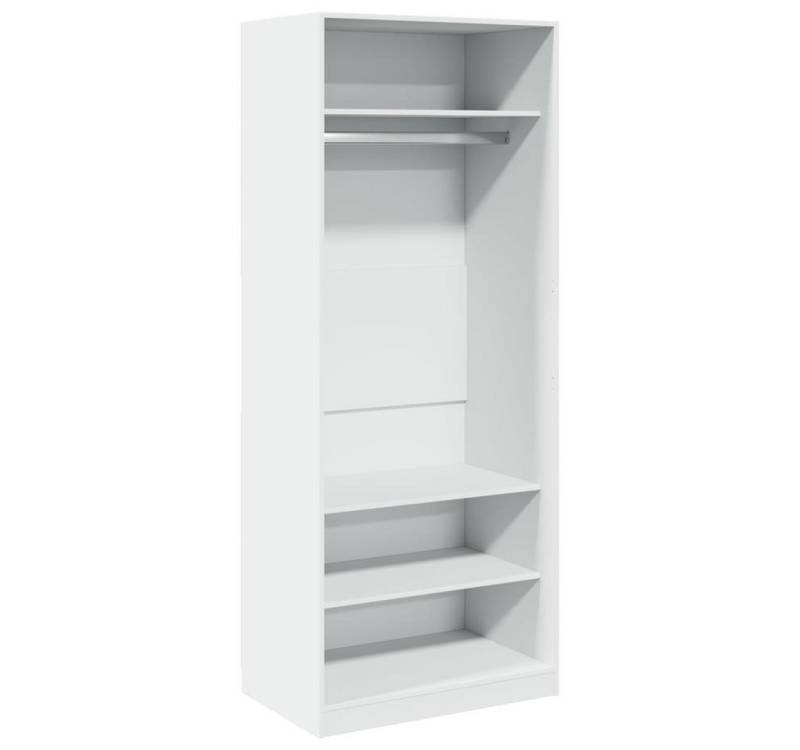 furnicato Kleiderschrank Weiß 80x50x200 cm Holzwerkstoff (1-St) von furnicato