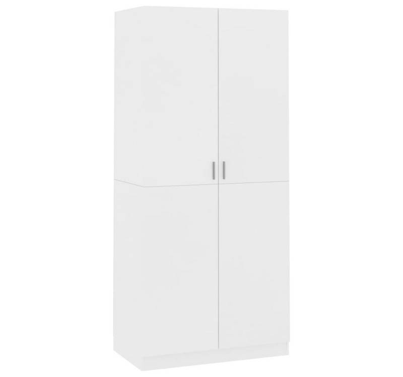 furnicato Kleiderschrank Weiß 90x52x200 cm Holzwerkstoff (1-St) von furnicato
