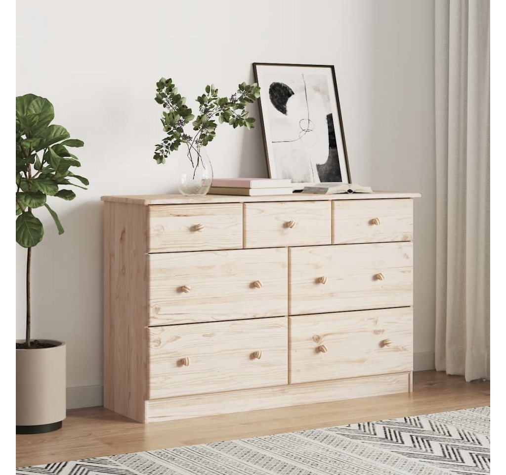 furnicato Kommode ALTA 112x35x73 cm Massivholz Kiefer (1 St) von furnicato