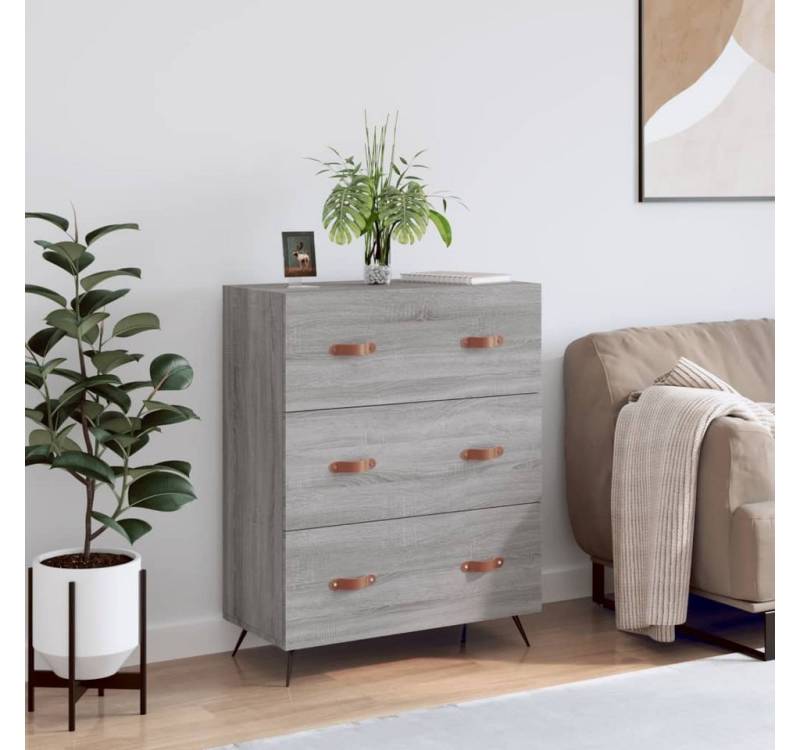 furnicato Kommode Grau Sonoma 69,5x34x90 cm Holzwerkstoff (1 St) von furnicato