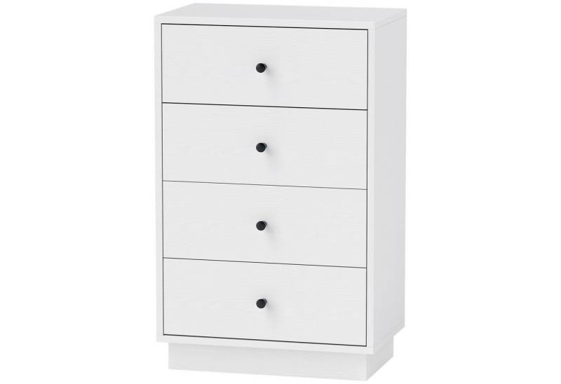 furnicato Kommode Sideboard 47x29x75 cm Weiß Modern (1 St) von furnicato