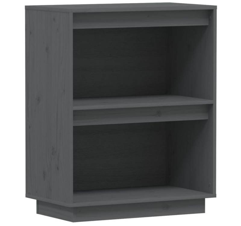 furnicato Konsolentisch Beistellschrank Grau 60x34x75 cm Massivholz Kiefer (1-St) von furnicato