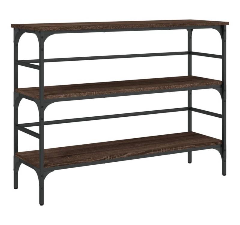 furnicato Konsolentisch Braun Eichen-Optik 100x32x75 cm Holzwerkstoff (1-St) von furnicato