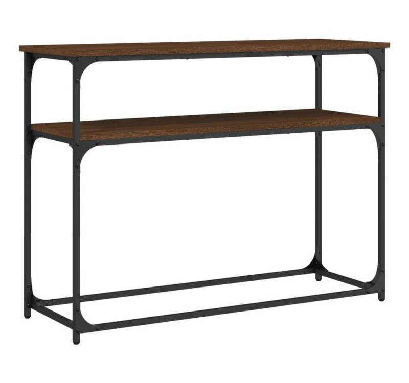 furnicato Konsolentisch Braun Eichen-Optik 100x35,5x75 cm Holzwerkstoff (1-St) von furnicato