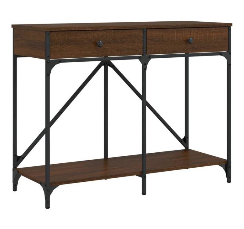 furnicato Konsolentisch Braun Eichen-Optik 100x39x78,5 cm Holzwerkstoff (1-St) von furnicato