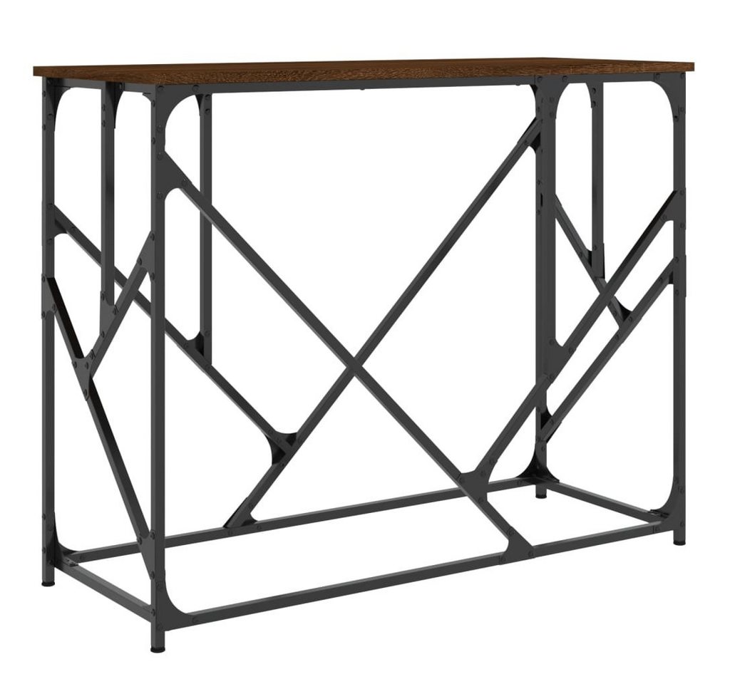 furnicato Konsolentisch Braun Eichen-Optik 100x40x80 cm Holzwerkstoff (1-St) von furnicato