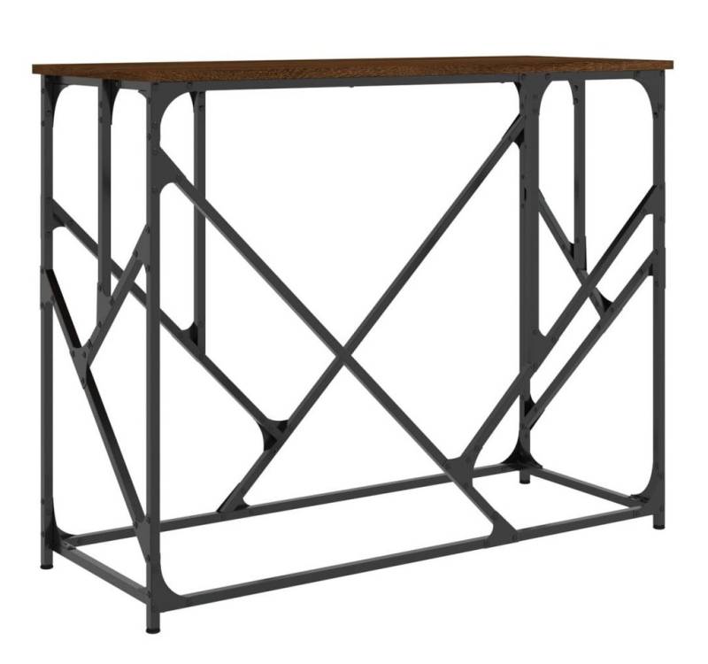 furnicato Konsolentisch Braun Eichen-Optik 100x40x80 cm Holzwerkstoff (1-St) von furnicato