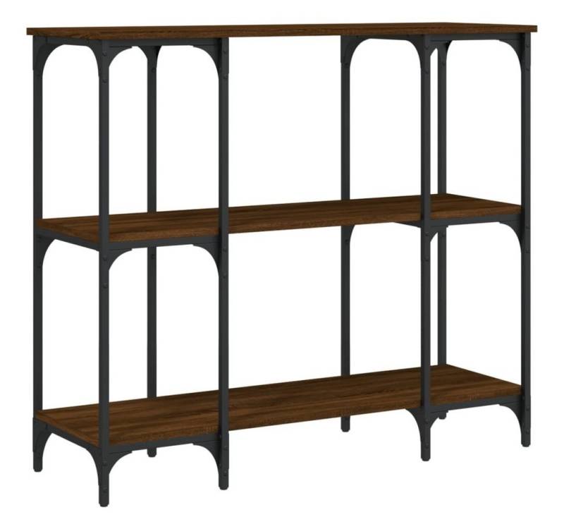 furnicato Konsolentisch Braun Eichen-Optik 102x35x90 cm Holzwerkstoff (1-St) von furnicato