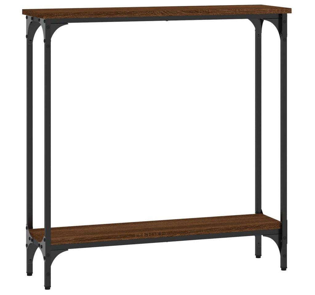 furnicato Konsolentisch Braun Eichen-Optik 75x22,5x75 cm Holzwerkstoff (1-St) von furnicato
