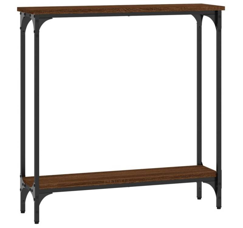 furnicato Konsolentisch Braun Eichen-Optik 75x22,5x75 cm Holzwerkstoff (1-St) von furnicato