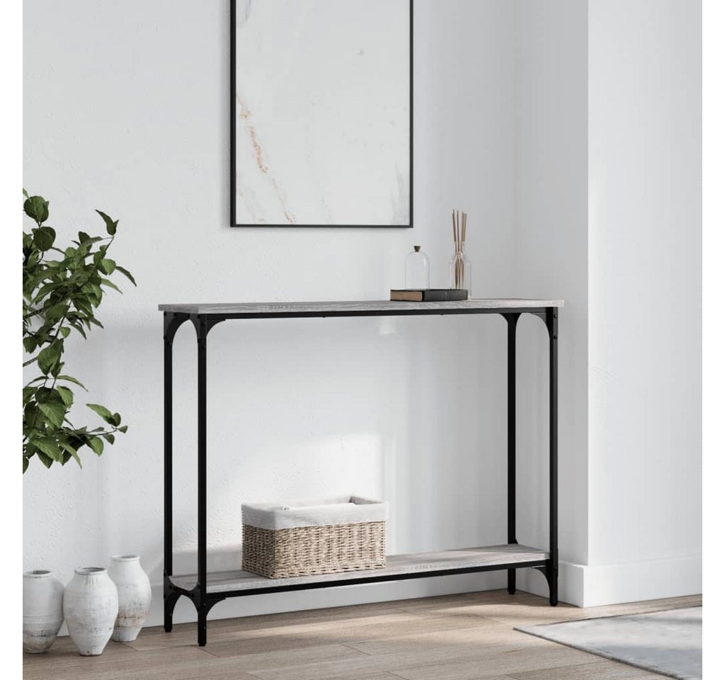 furnicato Konsolentisch Grau Sonoma 100x22,5x75 cm Holzwerkstoff (1-St) von furnicato