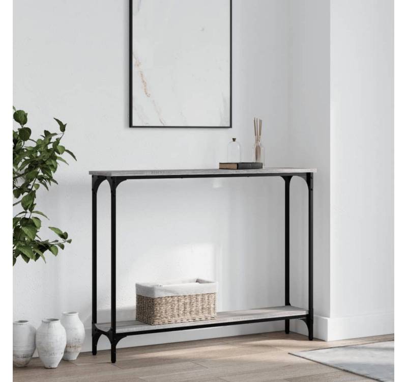 furnicato Konsolentisch Grau Sonoma 100x22,5x75 cm Holzwerkstoff (1-St) von furnicato