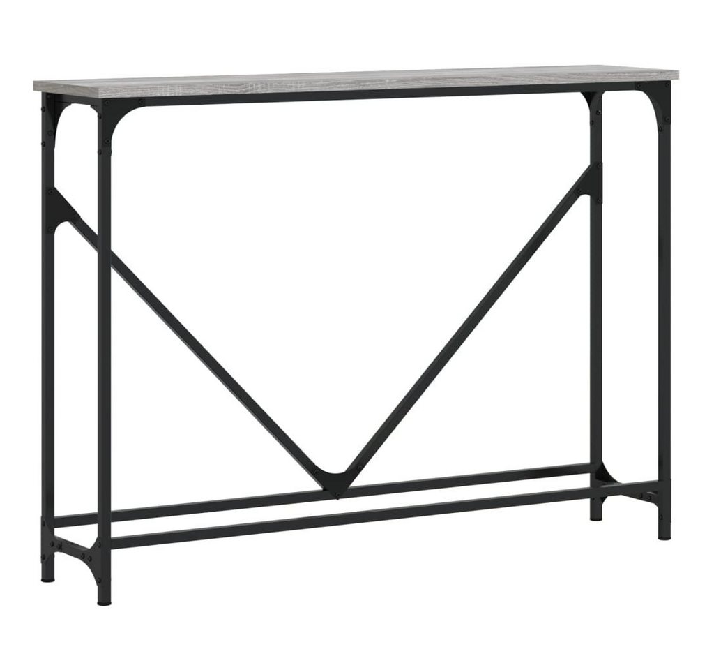 furnicato Konsolentisch Grau Sonoma 102x22,5x75 cm Holzwerkstoff (1-St) von furnicato