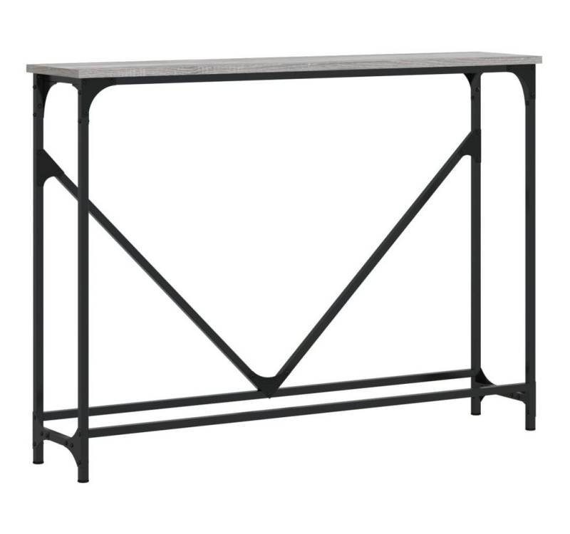 furnicato Konsolentisch Grau Sonoma 102x22,5x75 cm Holzwerkstoff (1-St) von furnicato
