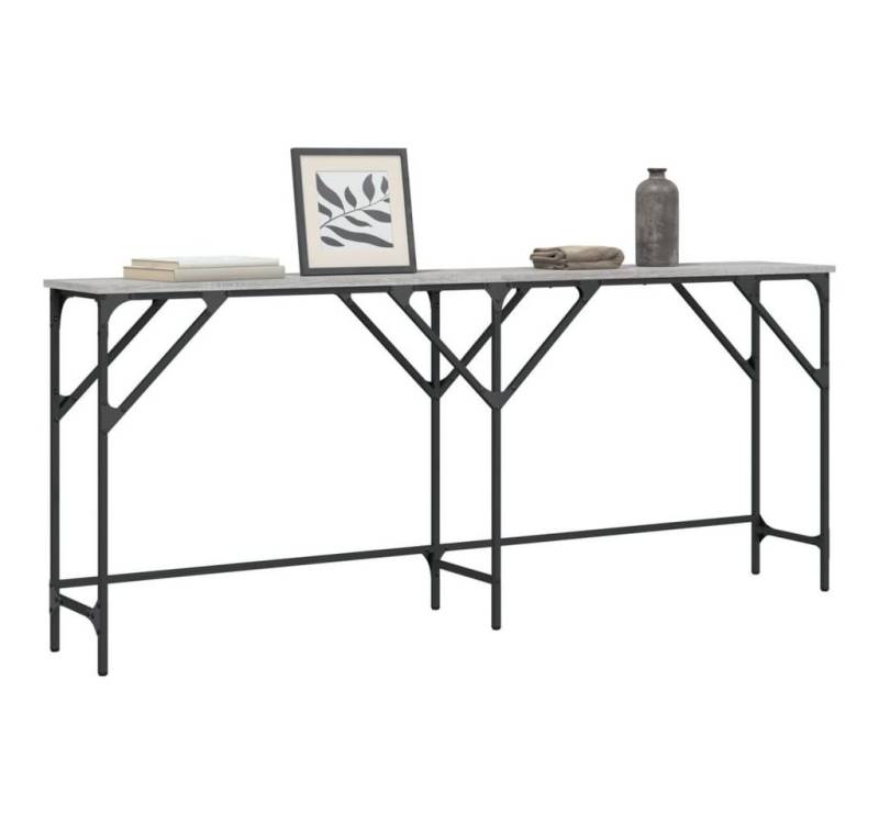 furnicato Konsolentisch Grau Sonoma 180x29x75 cm Holzwerkstoff (1-St) von furnicato