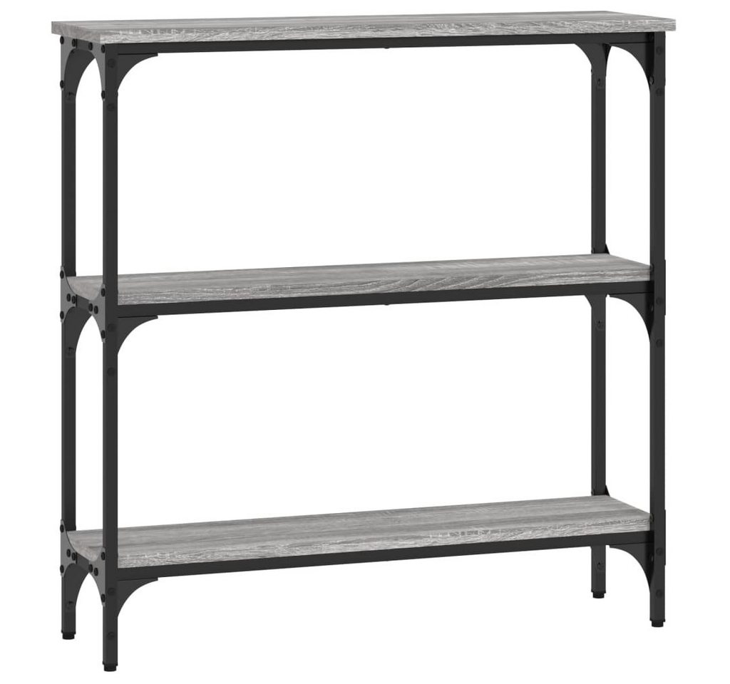 furnicato Konsolentisch Grau Sonoma 75x22,5x75 cm Holzwerkstoff (1-St) von furnicato