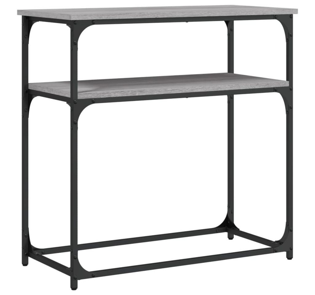 furnicato Konsolentisch Grau Sonoma 75x35,5x75 cm Holzwerkstoff (1-St) von furnicato