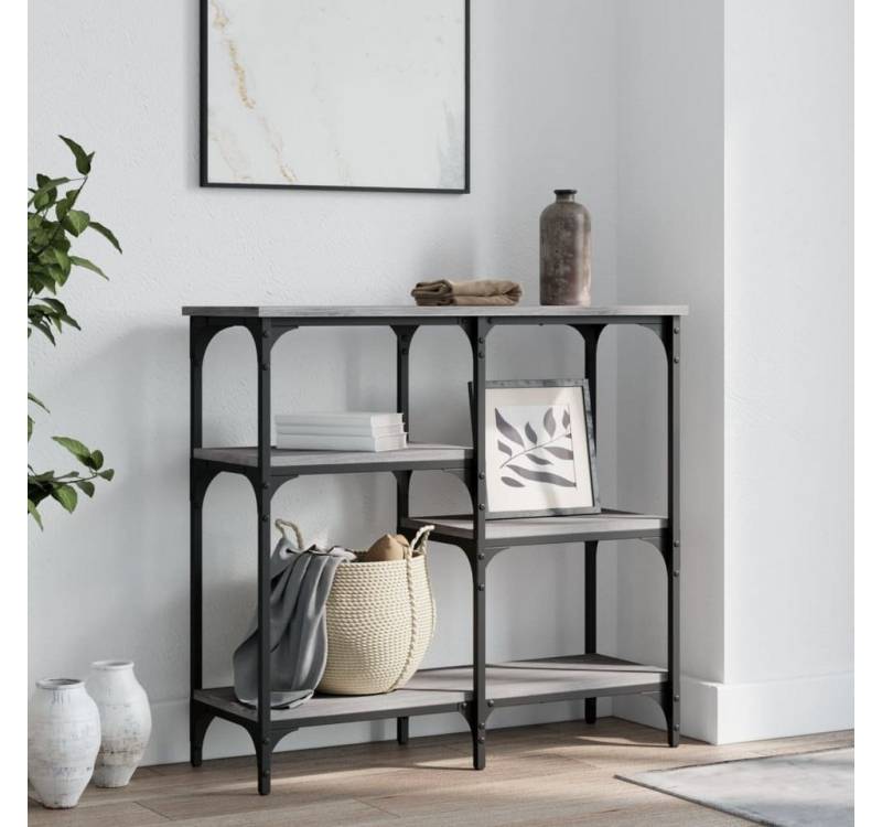 furnicato Konsolentisch Grau Sonoma 80x29x75 cm Holzwerkstoff (1-St) von furnicato