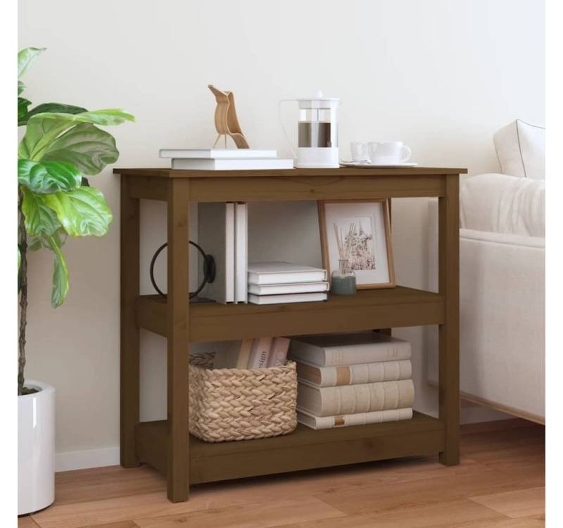 furnicato Konsolentisch Honigbraun 80x40x74 cm Massivholz Kiefer (1-St) von furnicato