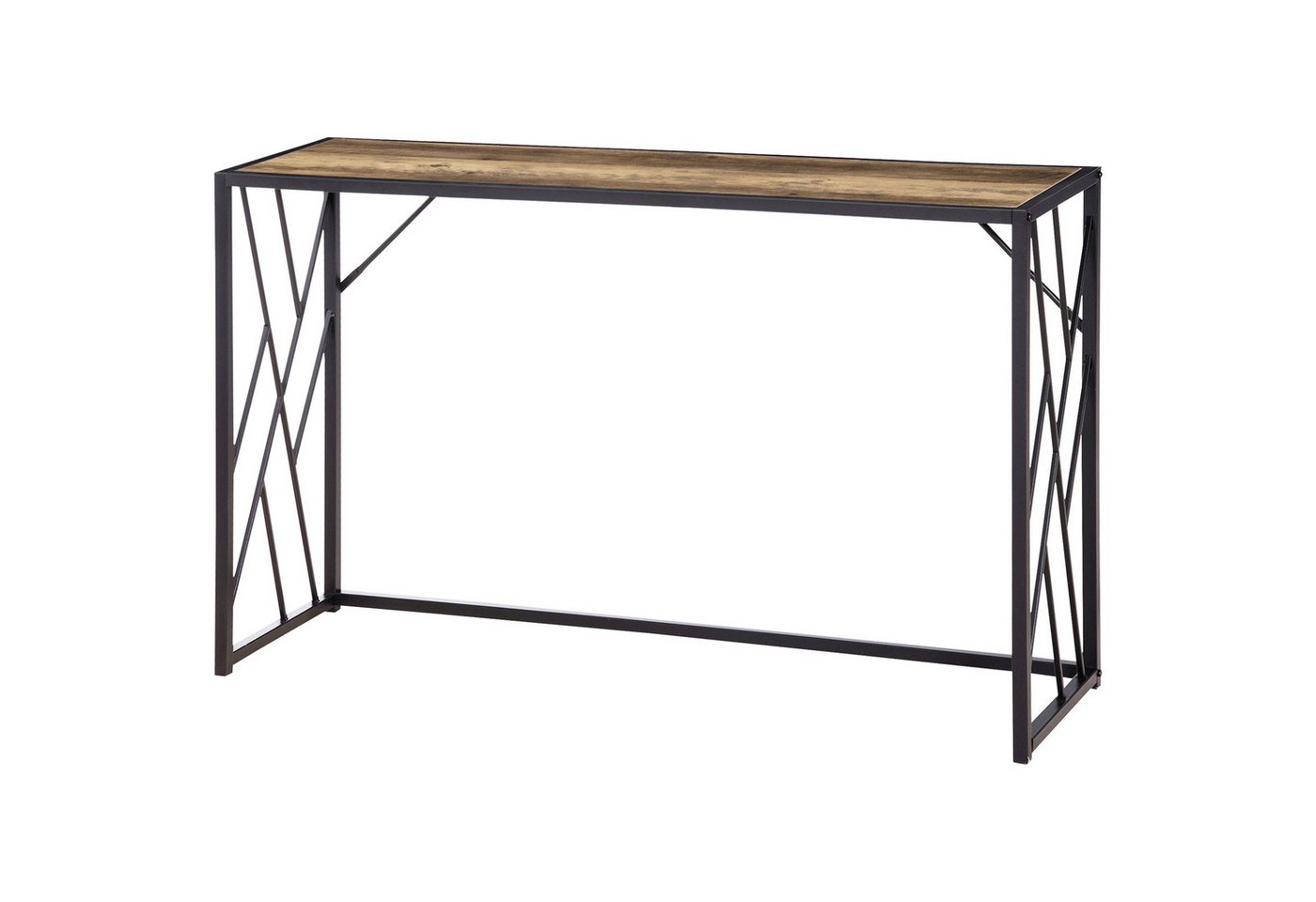 furnicato Konsolentisch Konsole, Flurtisch, Industriedesign, stabiler Metallrahmen, 120 x 35 (1-St) von furnicato