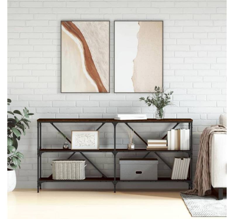 furnicato Konsolentisch Braun Eichen-Optik 160x30x75 cm Holzwerkstoff (1-St) von furnicato