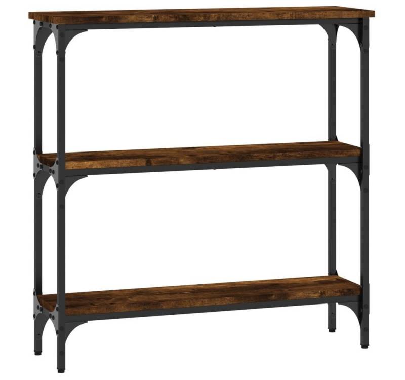 furnicato Konsolentisch Räuchereiche 75x22,5x75 cm Holzwerkstoff (1-St) von furnicato