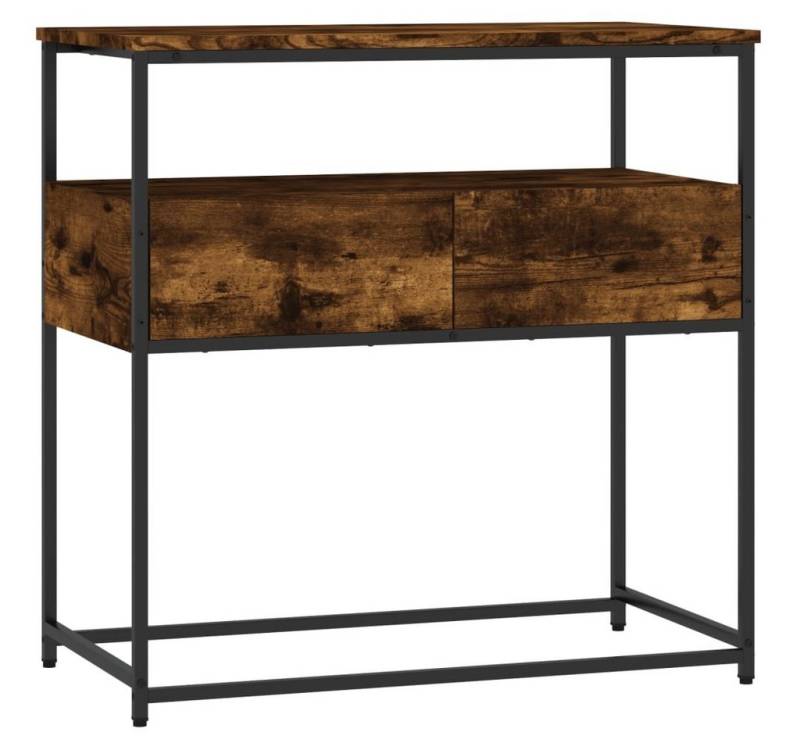 furnicato Konsolentisch Räuchereiche 75x40x75 cm Holzwerkstoff (1-St) von furnicato