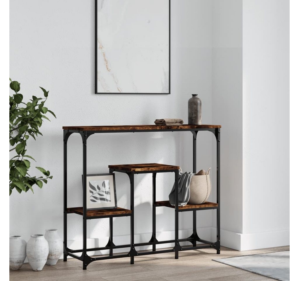 furnicato Konsolentisch Räuchereiche 89,5x28x76 cm Holzwerkstoff (1-St) von furnicato