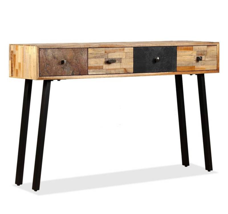 furnicato Konsolentisch Recyceltes Massivholz 120 x 30 x 76 cm von furnicato