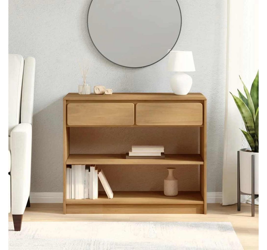 furnicato Konsolentisch SAUDA Eiche-Optik 89,5x36,5x73 cm Kiefernholz (1-St) von furnicato
