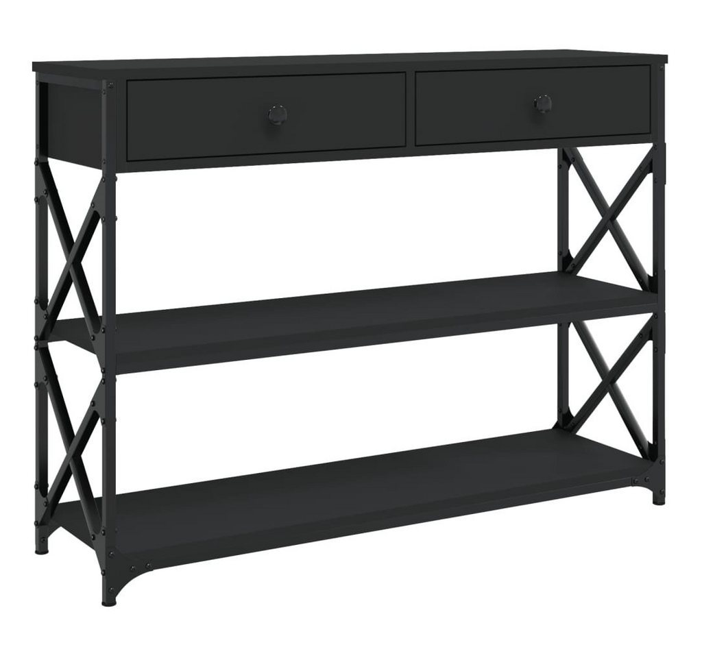 furnicato Konsolentisch Schwarz 100x28x75 cm Holzwerkstoff (1-St) von furnicato