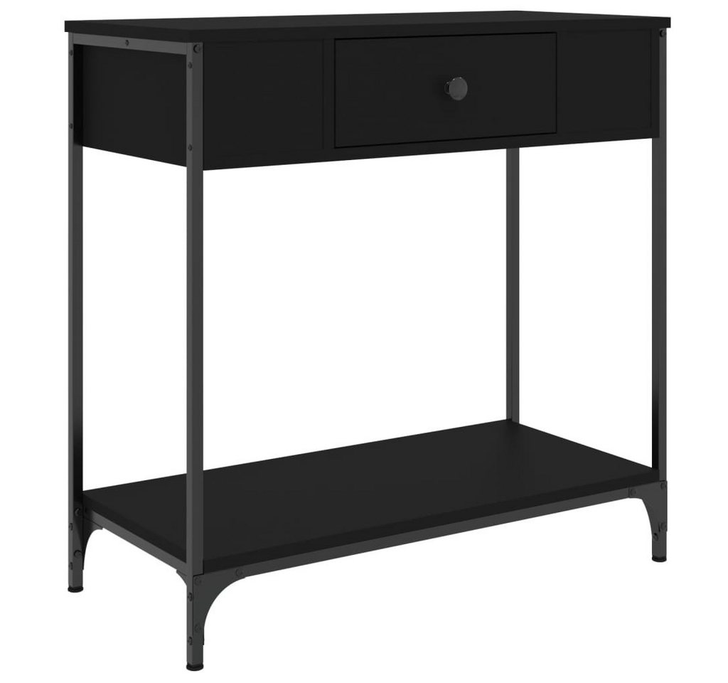 furnicato Konsolentisch Schwarz 75x34,5x75 cm Holzwerkstoff (1-St) von furnicato