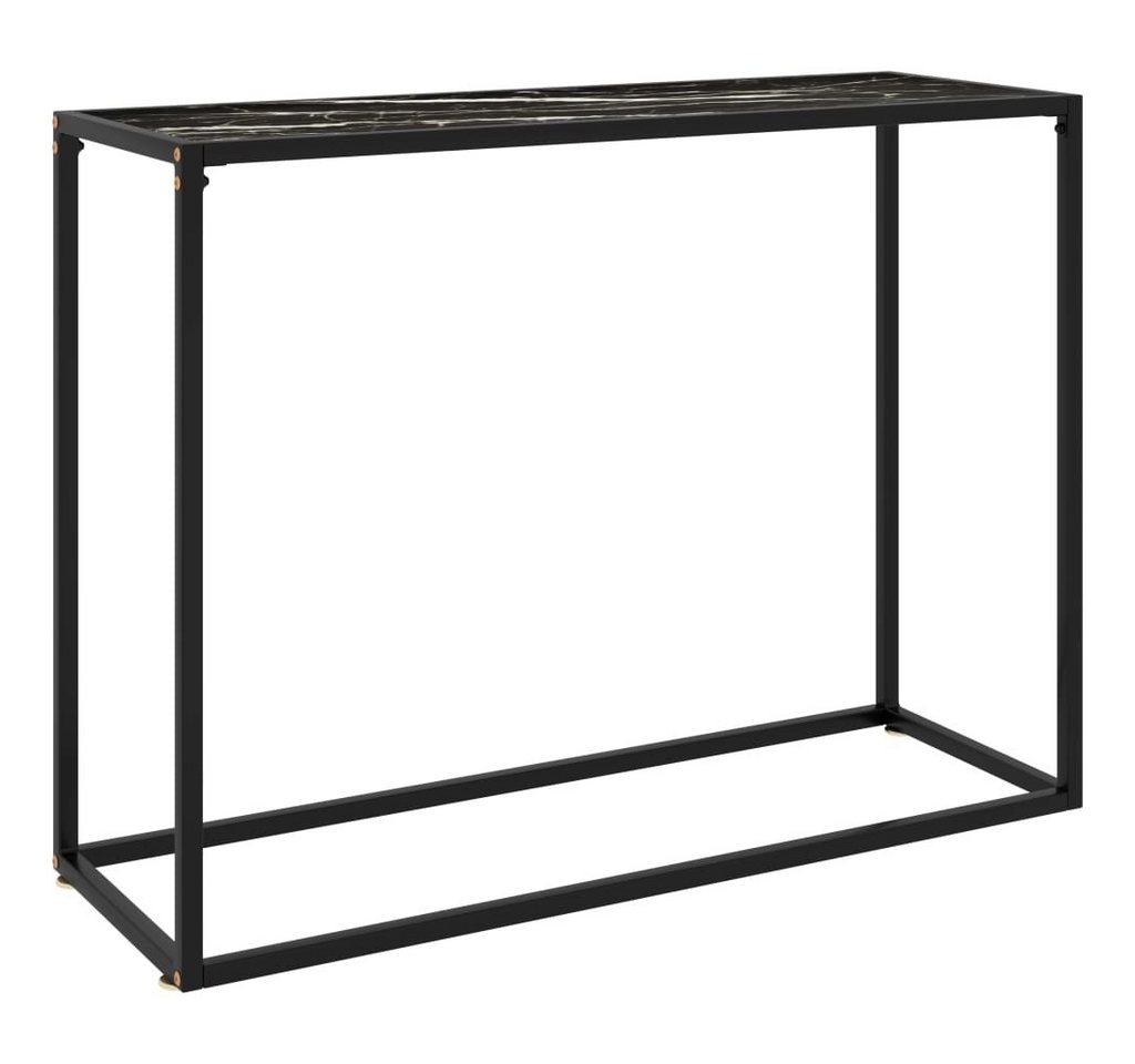 furnicato Konsolentisch Schwarz 100x35x75 cm Hartglas (1-St) von furnicato