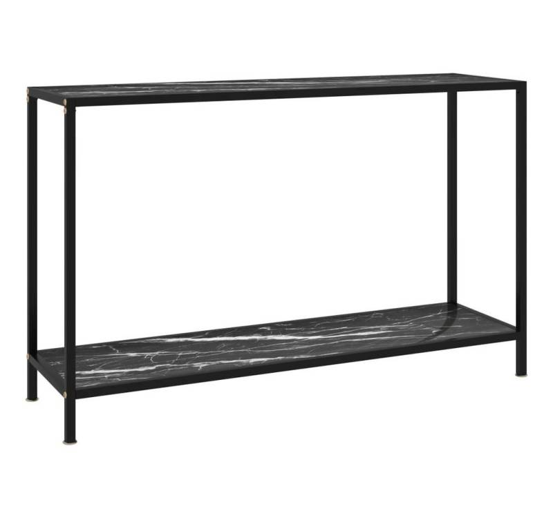 furnicato Konsolentisch Schwarz 120x35x75 cm Hartglas (1-St) von furnicato