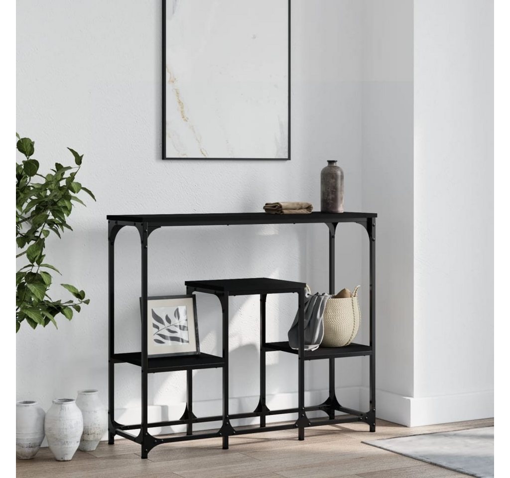 furnicato Konsolentisch Schwarz 89,5x28x76 cm Holzwerkstoff (1-St) von furnicato