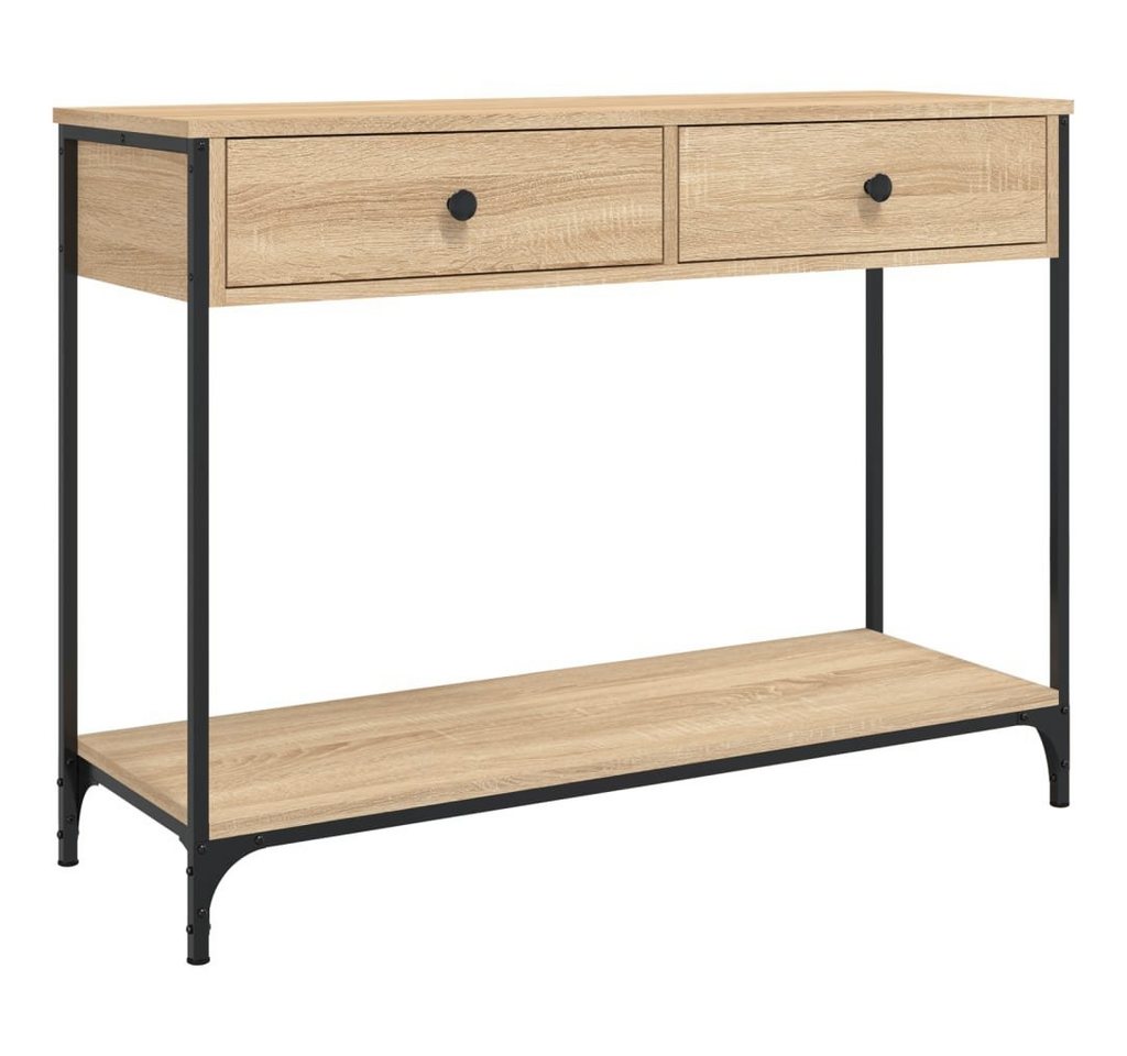 furnicato Konsolentisch Sonoma-Eiche 100x34,5x75 cm Holzwerkstoff (1-St) von furnicato