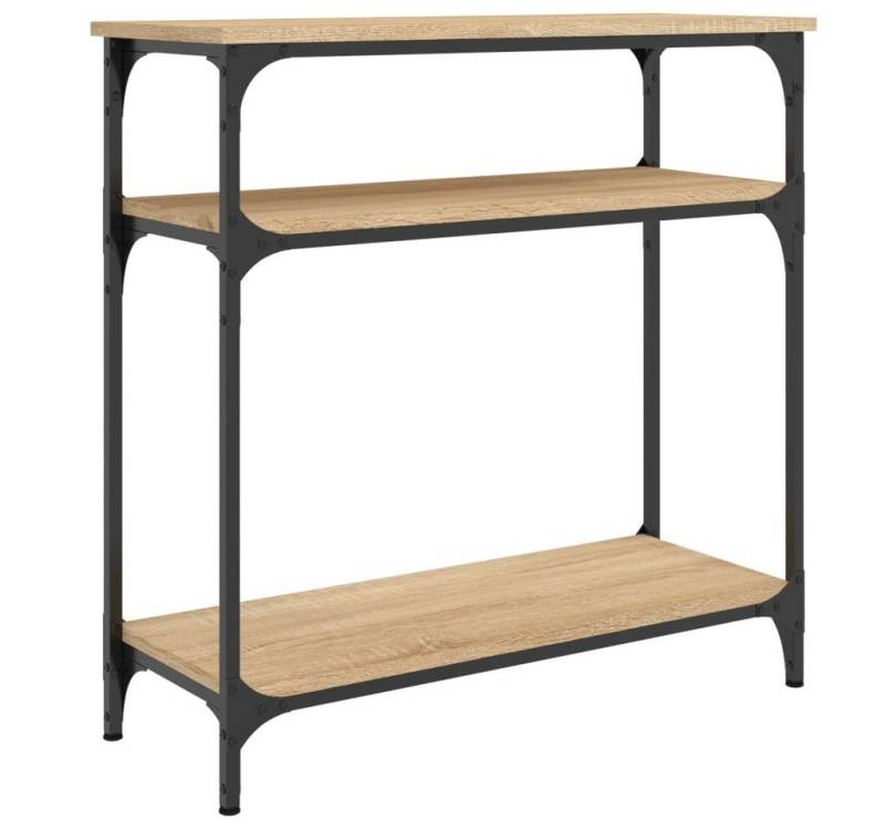 furnicato Konsolentisch Sonoma-Eiche 75x29x75 cm Holzwerkstoff (1-St) von furnicato