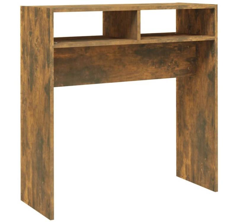 furnicato Konsolentisch Räuchereiche 78x30x80 cm Holzwerkstoff (1-St) von furnicato