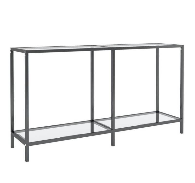 furnicato Konsolentisch Transparent 140x35x75,5 cm Hartglas (1-St) von furnicato