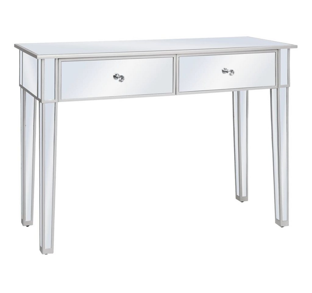 furnicato Konsolentisch Verspiegelter aus MDF und Glas 106,5x38x76,5 cm (1-St) von furnicato